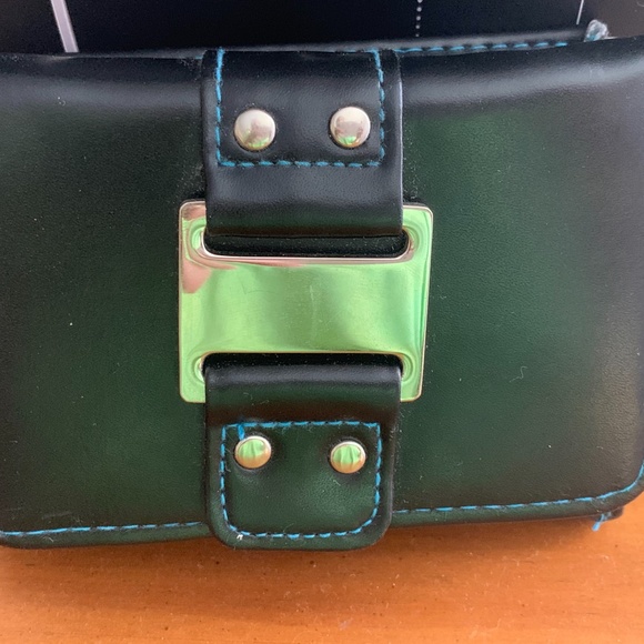 Handbags - Black & Blue Wallet